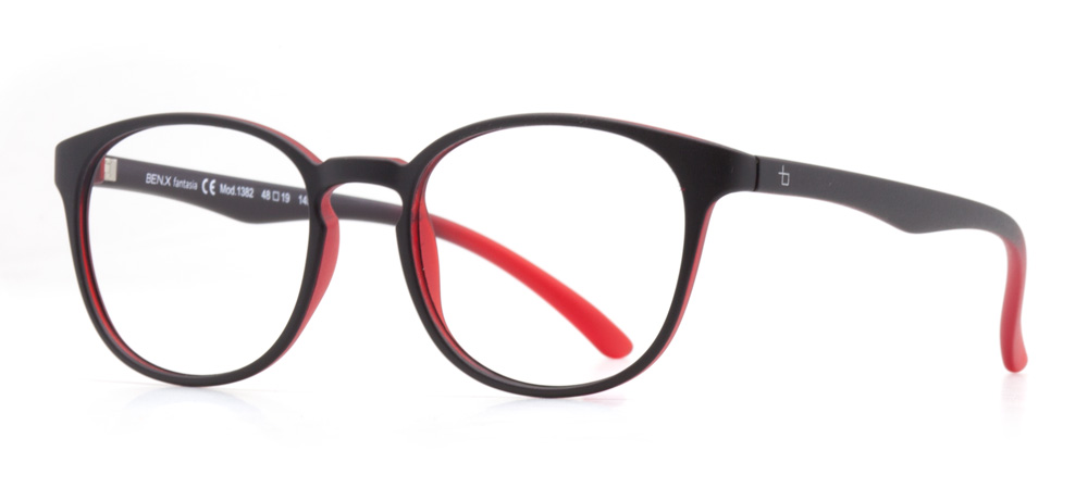 BENX FANTASIA Eyeglasses Teenage Woman Oval Full-Rimmed Grilamid (TR90) Unfiltered BXFNTS 1382-C.04